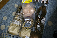 今日の戦果。ウィッグx3、Ｌ胸x1